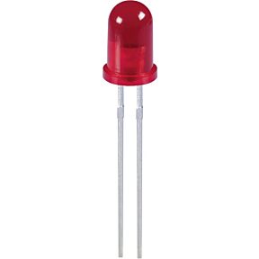 Difuzna LED dioda 5mm 3,5-14V 44mA 200mcd rdeča utripajoča