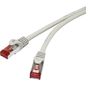 Mrežni kabel vtič RJ45 CAT6 S/FTP 0,5m siv Econ connect