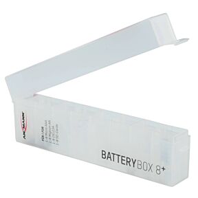 Plastična škatla za spravilo 8 baterij velikosti AA in AAA