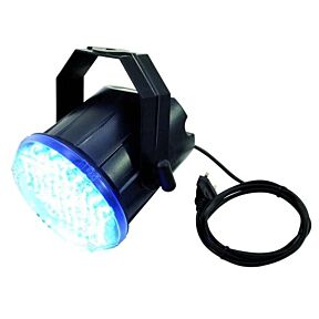 LED stroboskop z nosilcem za montažo in EURO priklopnim kablom, v črni barvi
