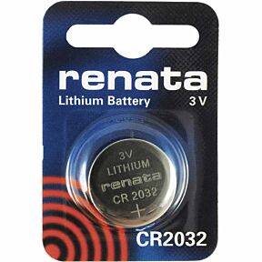 Gumbna baterija CR 2032 v originalni embalaža, proizvajalec Renata