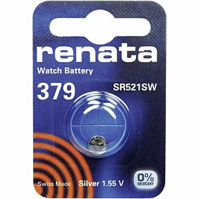 Gumbna baterija 379 v embalaži, Renata