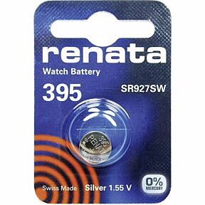 Gumbna baterija 395 v embalaži, Renata