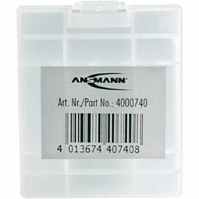 Plastična škatla za shranjevanje 4 kosov AA/AAA baterij